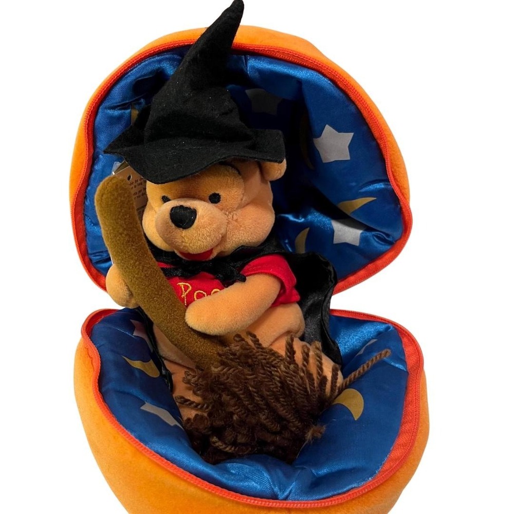 The Disney Store Reversible Pumpkin With Winnie the Pooh Inside
